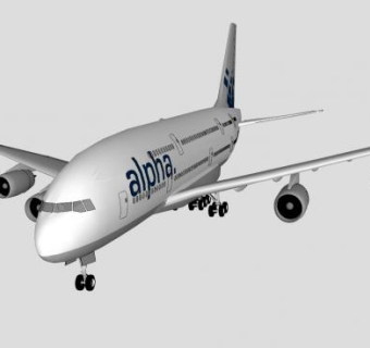 芬兰航空麦道MD-11客机SU模型下载_sketchup草图大师SKP模型
