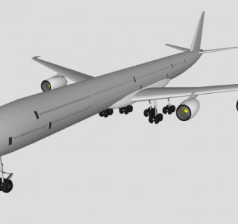 喷气式大型客机SU模型下载_sketchup草图大师SKP模型