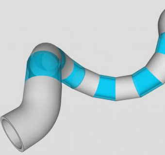 螺旋滑动滑梯SU模型下载_sketchup草图大师SKP模型