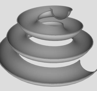 水滑道二世设备滑梯SU模型下载_sketchup草图大师SKP模型