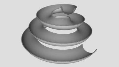 水滑道二世设备滑梯SU模型下载_sketchup草图大师SKP模型