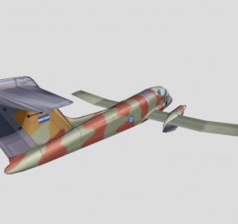 IA-58轻型飞机SU模型下载_sketchup草图大师SKP模型