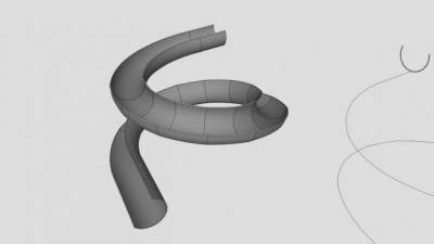 游乐水滑道设备SU模型下载_sketchup草图大师SKP模型