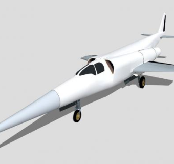 高速飞机SU模型下载_sketchup草图大师SKP模型