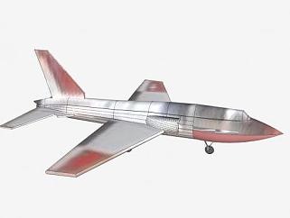 喷气式飞机SU模型下载_sketchup草图大师SKP模型
