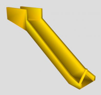 机翼外紧急滑梯SU模型下载_sketchup草图大师SKP模型