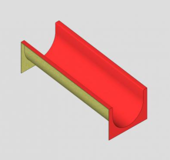 黄红游乐滑梯设备SU模型下载_sketchup草图大师SKP模型