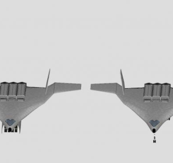 空中侦察机SU模型下载_sketchup草图大师SKP模型