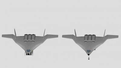 空中侦察机SU模型下载_sketchup草图大师SKP模型