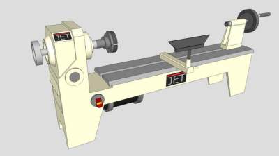 台式车床SU模型下载_sketchup草图大师SKP模型