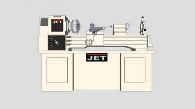 喷射式车床SU模型下载_sketchup草图大师SKP模型