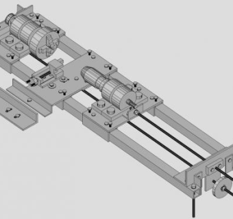 自制迷你金属车床SU模型下载_sketchup草图大师SKP模型