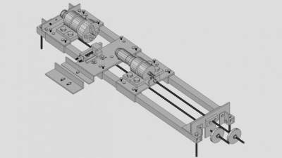 自制迷你金属车床SU模型下载_sketchup草图大师SKP模型