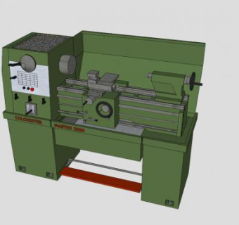 科尔切斯特主设备SU模型下载_sketchup草图大师SKP模型