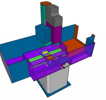 工业设备铣床SU模型下载_sketchup草图大师SKP模型