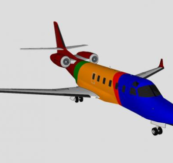 以色列航空喷气式飞机SU模型下载_sketchup草图大师SKP模型
