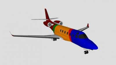 以色列航空喷气式飞机SU模型下载_sketchup草图大师SKP模型