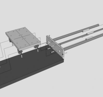 Y轴工业设备SU模型下载_sketchup草图大师SKP模型