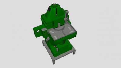 春天磨床SU模型下载_sketchup草图大师SKP模型