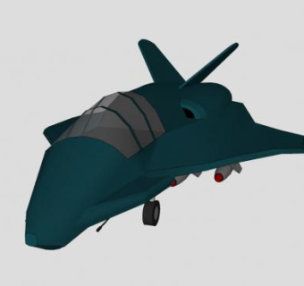 超音速飞机SU模型下载_sketchup草图大师SKP模型