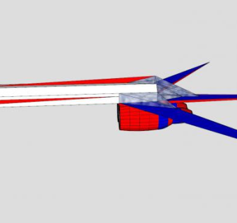 高速喷气式飞机SU模型下载_sketchup草图大师SKP模型