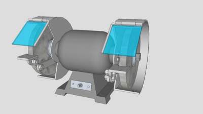 台式工业设备SU模型下载_sketchup草图大师SKP模型