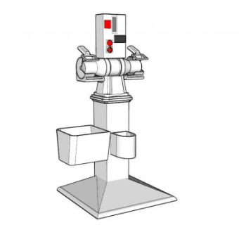 底座磨床设备SU模型下载_sketchup草图大师SKP模型