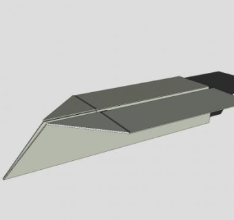 纸飞机SU模型下载_sketchup草图大师SKP模型