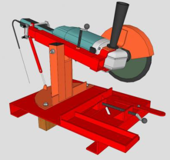 手工支持磨床SU模型下载_sketchup草图大师SKP模型