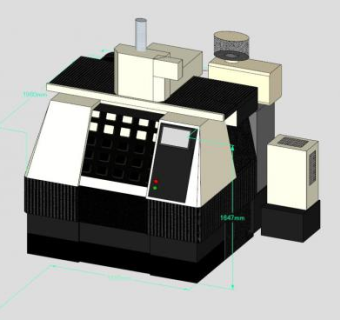 角度绕线机在零件SU模型下载_sketchup草图大师SKP模型