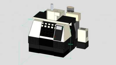 角度绕线机在零件SU模型下载_sketchup草图大师SKP模型