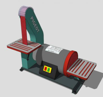 组合稳定器磨床SU模型下载_sketchup草图大师SKP模型