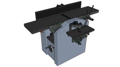 木工刨床SU模型下载_sketchup草图大师SKP模型