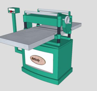 格瑞兹工业刨床SU模型下载_sketchup草图大师SKP模型