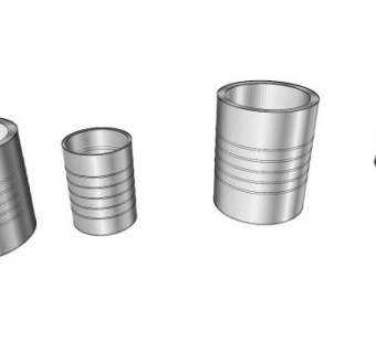 咖啡马口铁罐SU模型下载_sketchup草图大师SKP模型