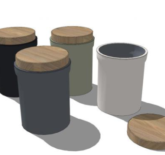 储物罐SU模型下载_sketchup草图大师SKP模型