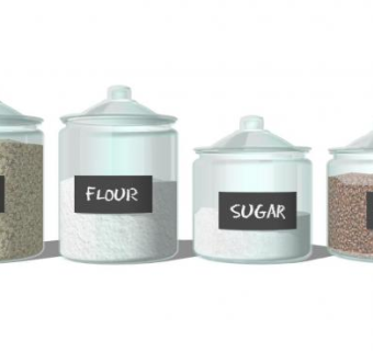 储物广口玻璃罐SU模型下载_sketchup草图大师SKP模型