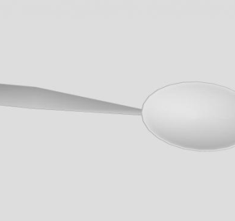 圆底汤匙SU模型下载_sketchup草图大师SKP模型