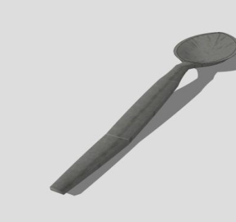 长柄汤匙SU模型下载_sketchup草图大师SKP模型