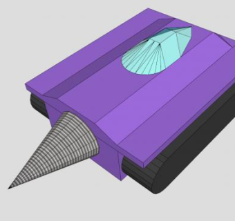 探测器钻探车SU模型下载_sketchup草图大师SKP模型