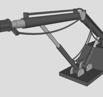 钻杆工具SU模型下载_sketchup草图大师SKP模型