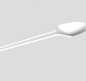 塑料匙SU模型下载_sketchup草图大师SKP模型