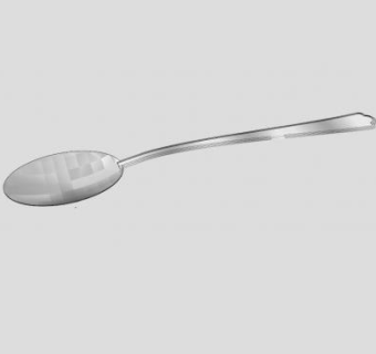不锈钢羹汤匙SU模型下载_sketchup草图大师SKP模型