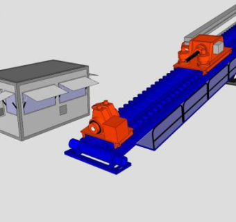 拖车钻机SU模型下载_sketchup草图大师SKP模型