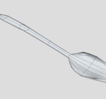 餐桌匙SU模型下载_sketchup草图大师SKP模型