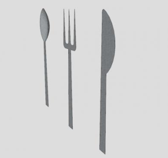 欧式西餐器具SU模型下载_sketchup草图大师SKP模型