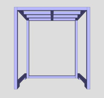 工厂托盘货架SU模型下载_sketchup草图大师SKP模型