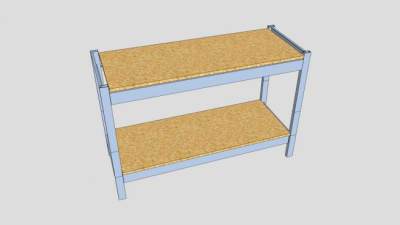 深装运工作台货架SU模型下载_sketchup草图大师SKP模型