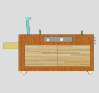 厨房室内烧烤炉SU模型下载_sketchup草图大师SKP模型