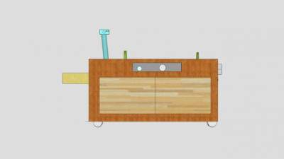 厨房室内烧烤炉SU模型下载_sketchup草图大师SKP模型